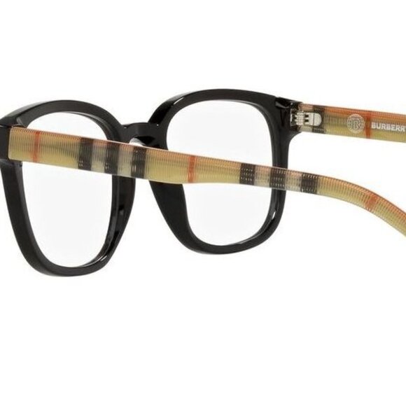 NEW BURBERRY BE2344 Edison Eyeglasses – Black Acetate Frame - Picture 1 of 2